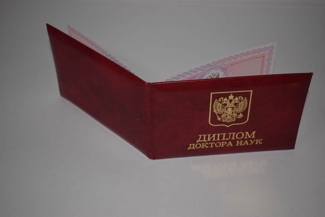 Диплом Доктора Наук 2013-2025 в Видном корка