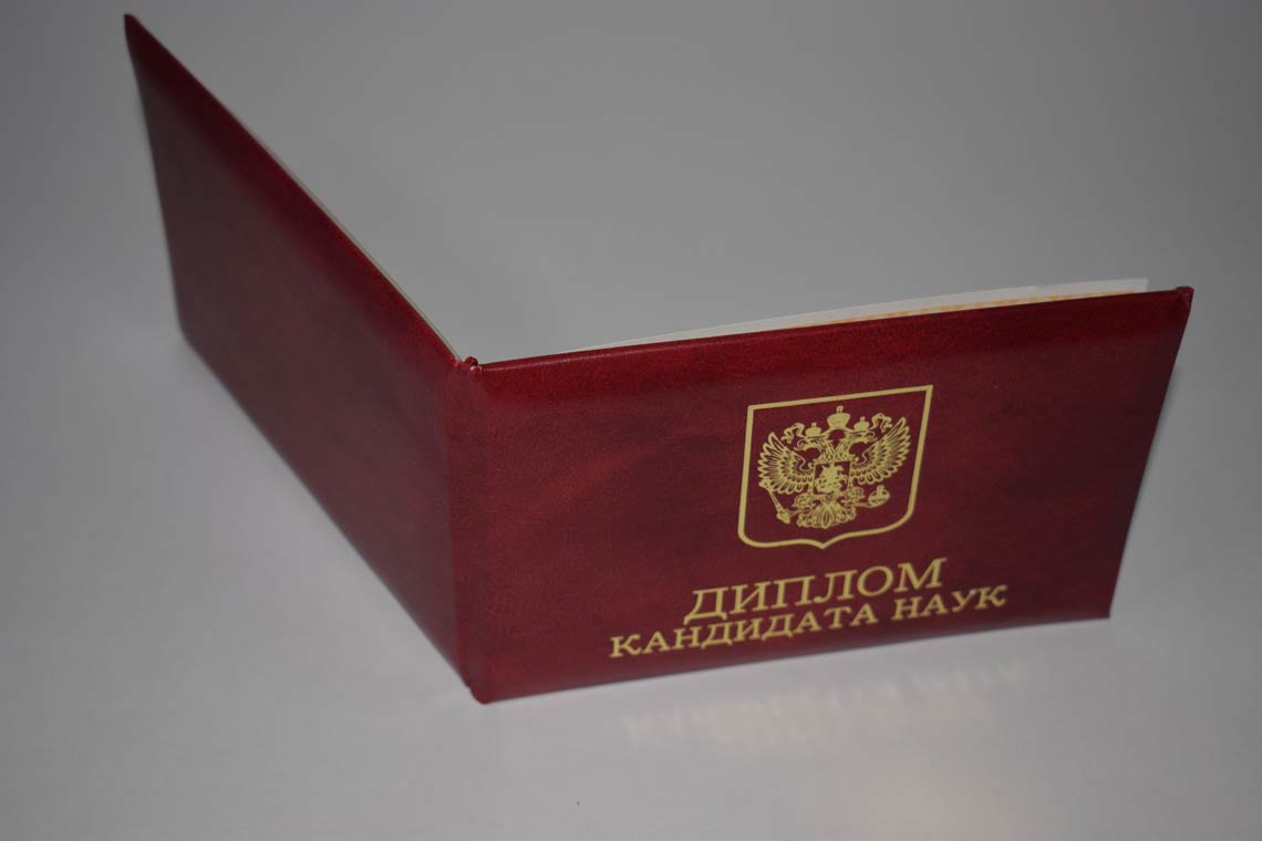 Диплом Кандидата Наук 2017-2025 в Видном корка