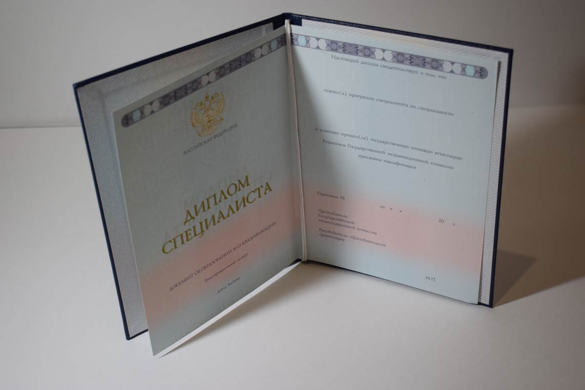 Полный Разворот диплома о высшем образовании 2014-2025 в Видном